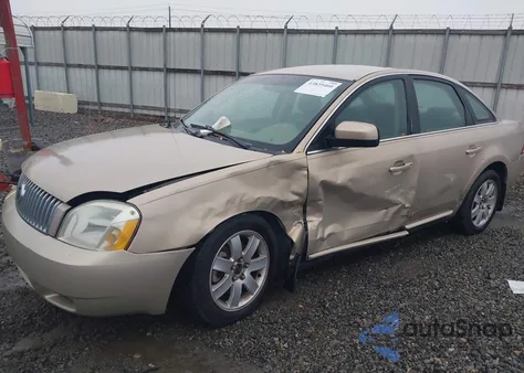 2007 Mercury Montego Luxury z USA, uszkodzony, nr VIN 1MEFM40147G604956